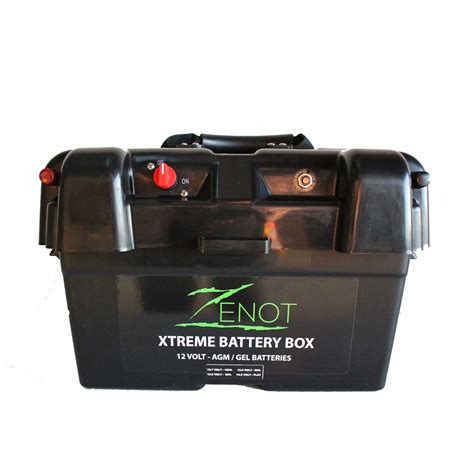 double 12v battery box